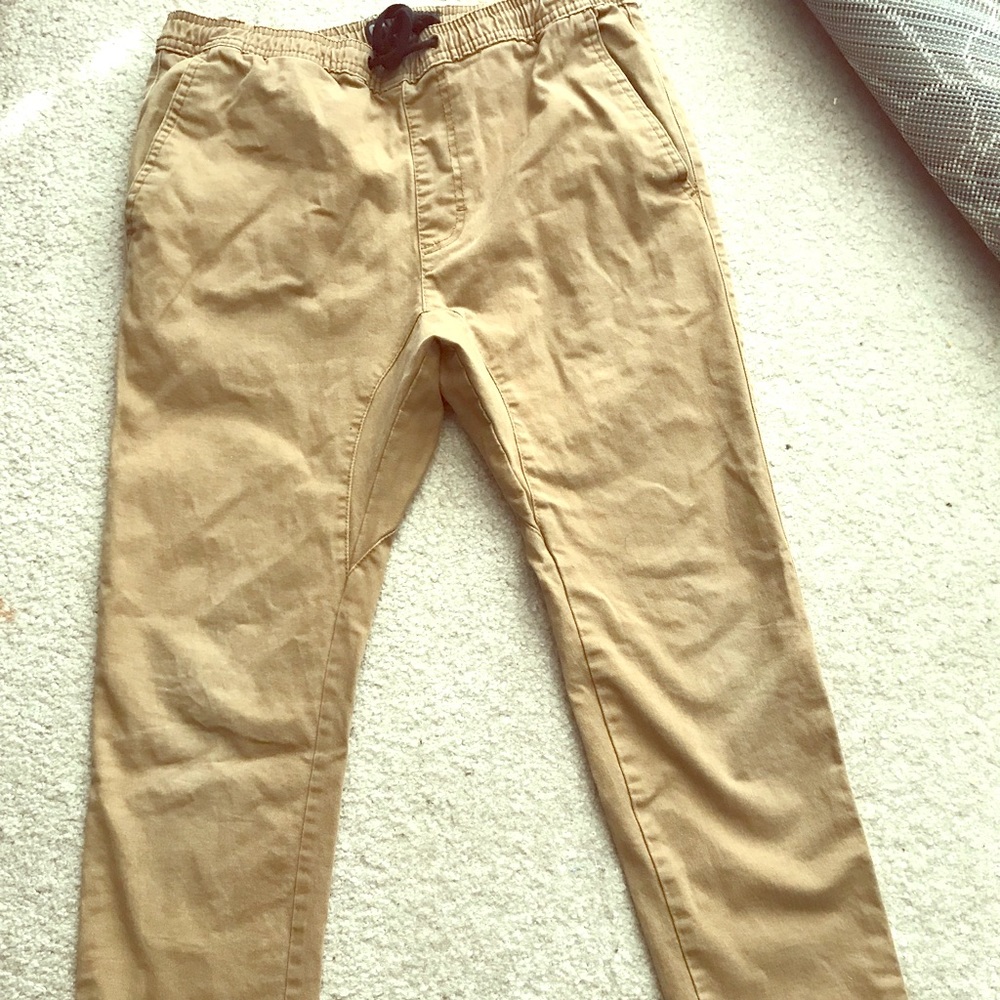 Twill joggers